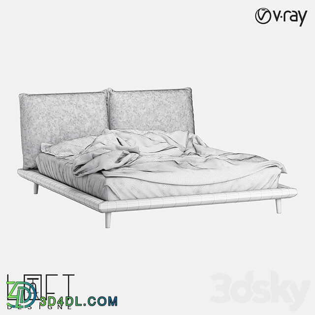 Bed LoftDesigne 32018 model