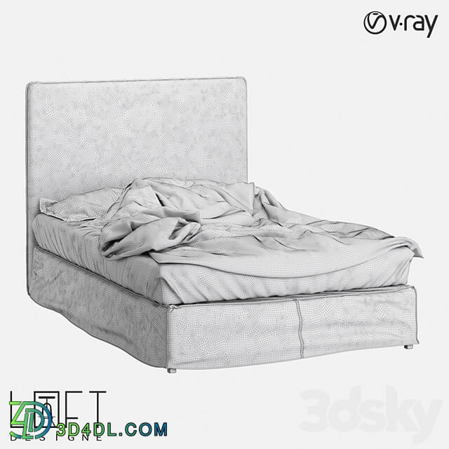 Bed LoftDesigne 37753 model