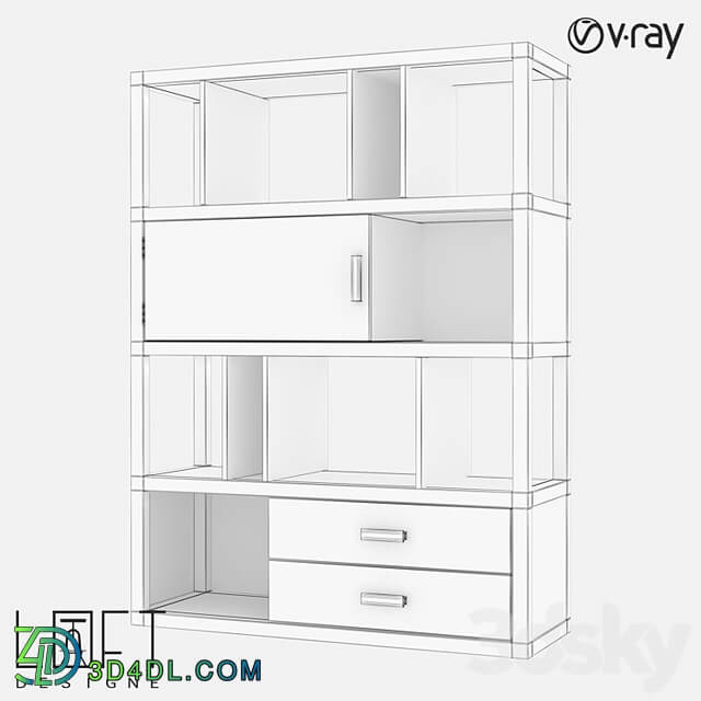 Shelving unit LoftDesigne 7240 model