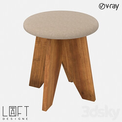 Stool LoftDesigne 31190 model 