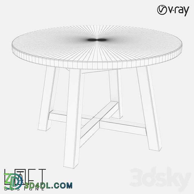 Table LoftDesigne 60216 model