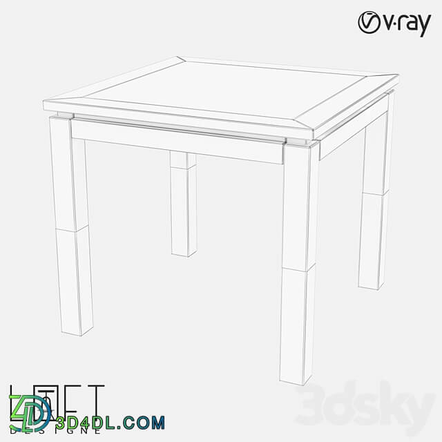 Table LoftDesigne 60218 model