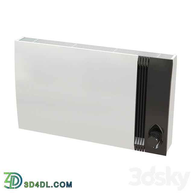 "Atoll Pro" design convector with a decorative insert