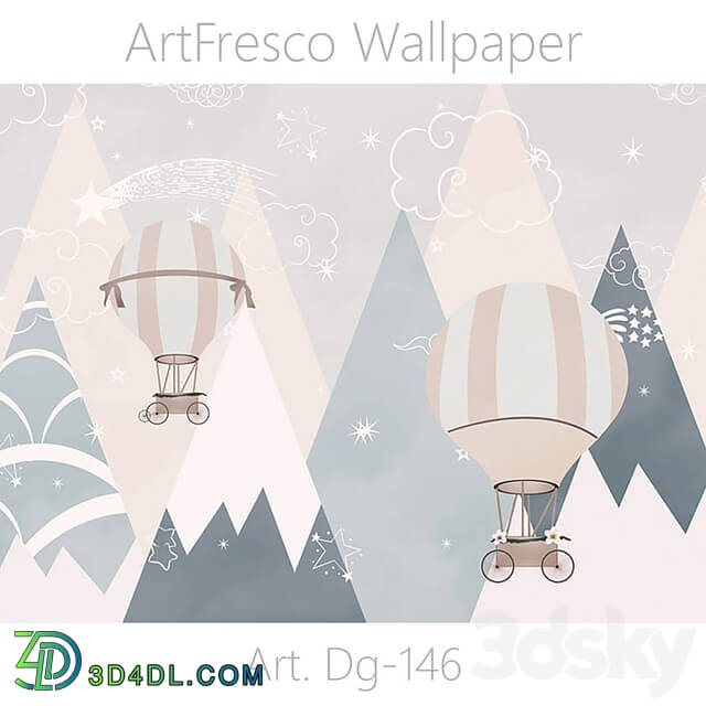 ArtFresco Wallpaper Designer seamless wallpaper Art. Dg 146OM