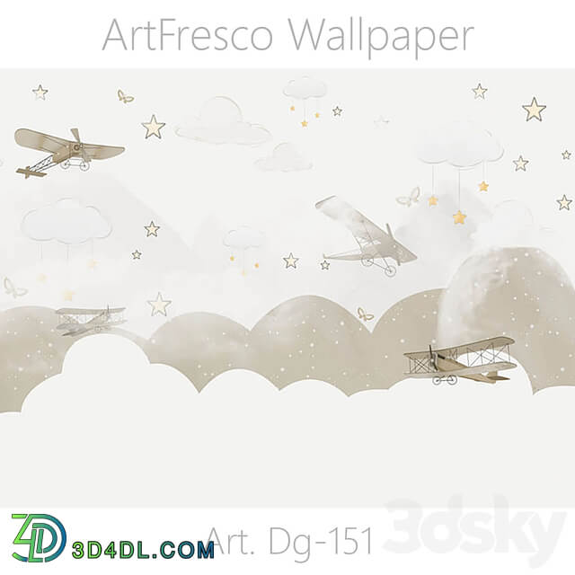 ArtFresco Wallpaper Designer seamless wallpaper Art. Dg 151OM