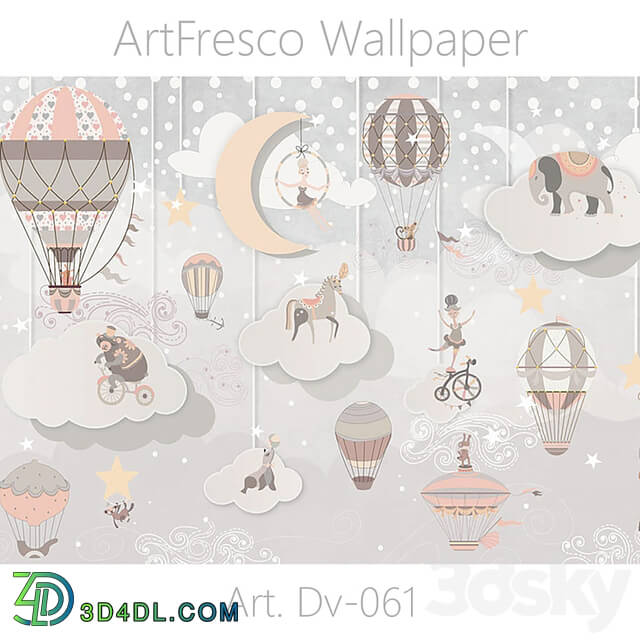 ArtFresco Wallpaper Designer seamless wallpaper Art. Dv 061 OM
