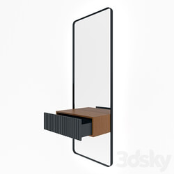 OM Mirror console Iron with backlight 