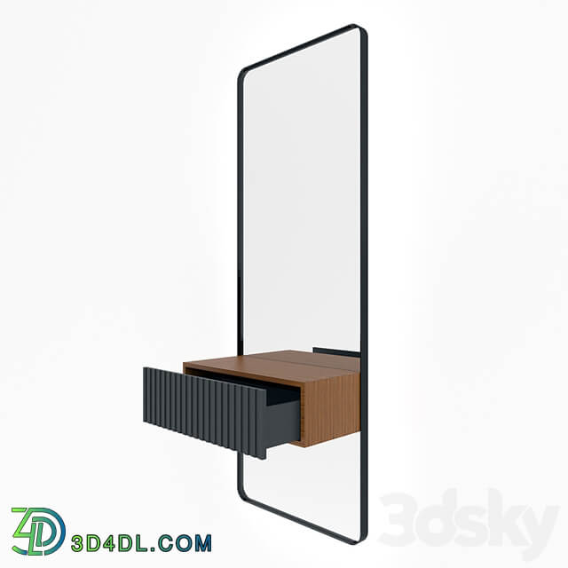 OM Mirror console Iron with backlight
