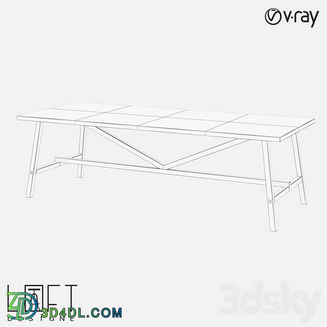 Table LoftDesigne 61208 model