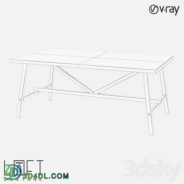 Table LoftDesigne 61209 model