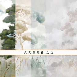 Designer wallpapers ARBRE 22 pack 3 