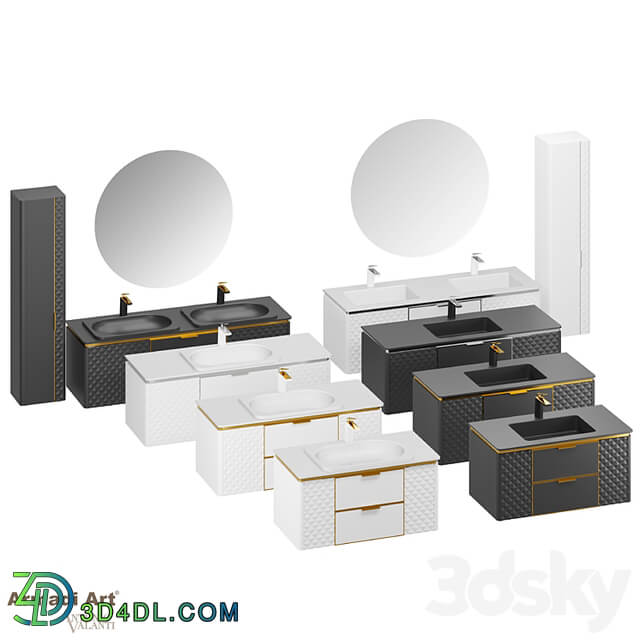 (OM) Armadi Art furniture collection ROMBO