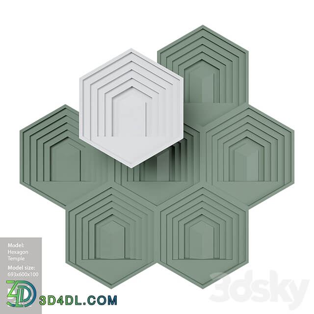 Hexagon temple