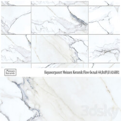 Meissen Keramik Flow porcelain stoneware white 44.8x89.8 A16881 