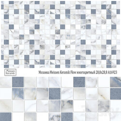 Mosaic Meissen Keramik Flow multicolor 28,8x28,8 A16923 