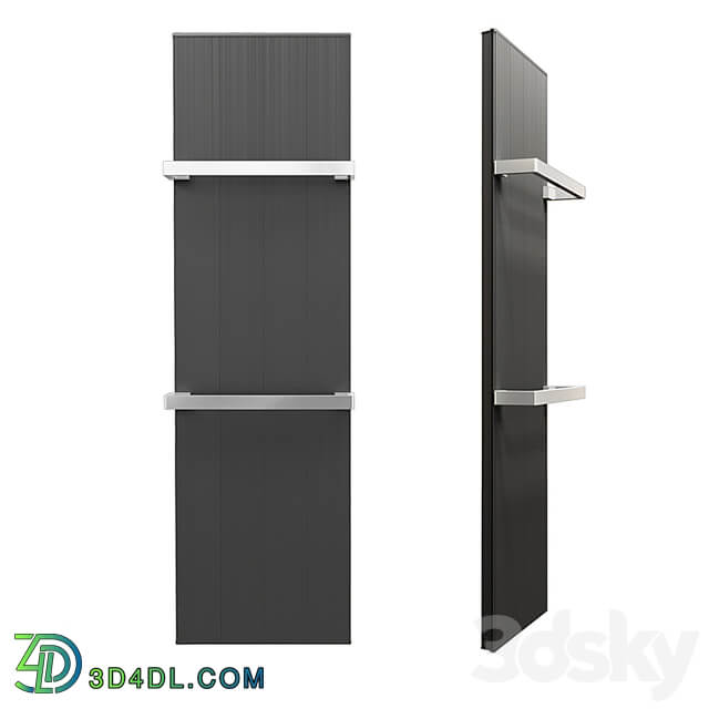 Vertical radiator "Prime" with heated towel rail