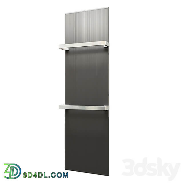 Vertical radiator "Prime" with heated towel rail