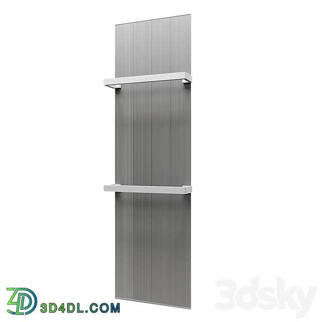 Vertical radiator "Prime" with heated towel rail