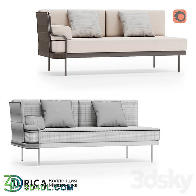 OM Corner sofa Martinique ML7.MR AURICA