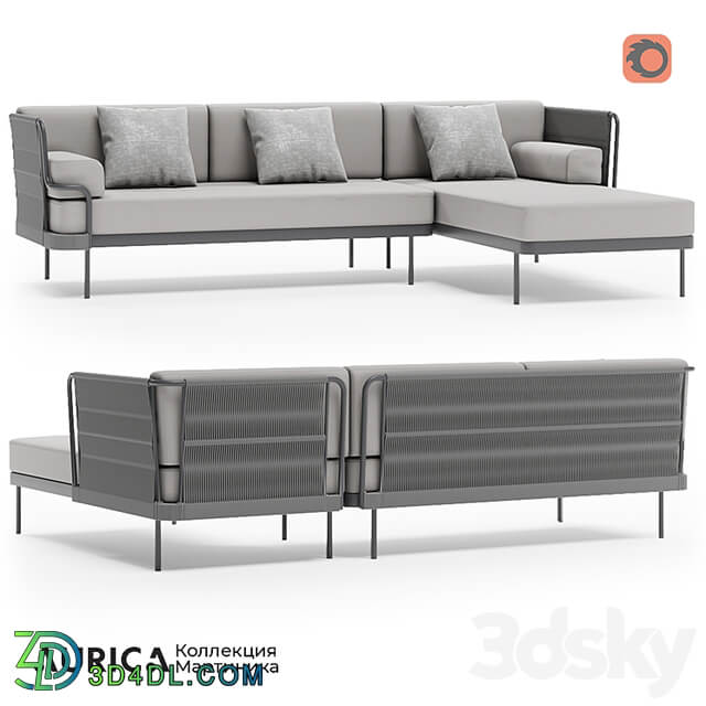 OM Corner sofa Martinique ML17.FL AURICA