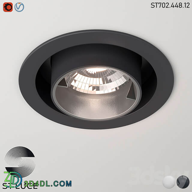ST702.248.12 Int. White/Black LED OM