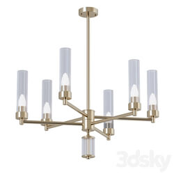 Brass Chandelier sku. 28125 by Pikartlights 