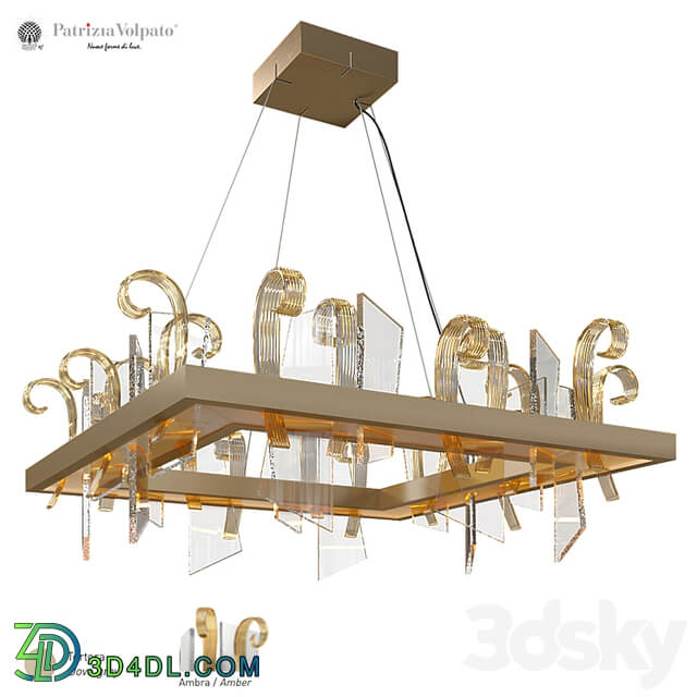 Hanging chandelier Patrizia Volpato Vela 7300 S80