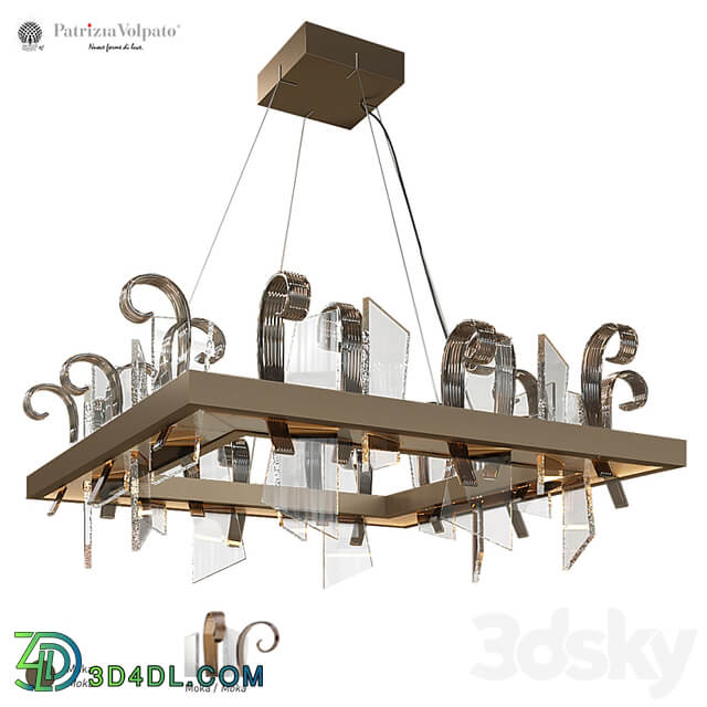 Hanging chandelier Patrizia Volpato Vela 7300 S80