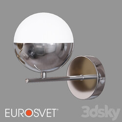 OM Wall lamp with glass shade Eurosvet 70129/1 Nuvola 