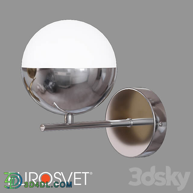 OM Wall lamp with glass shade Eurosvet 70129/1 Nuvola