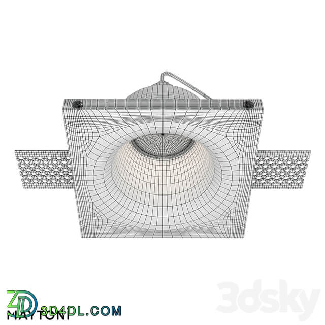 Recessed lamp Gyps Modern DL001 1 01 W OM