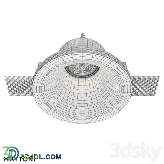 Recessed lamp Gyps Modern DL002 1 01 W