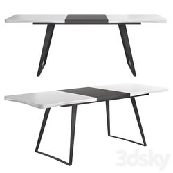 Vermont White folding dining table 