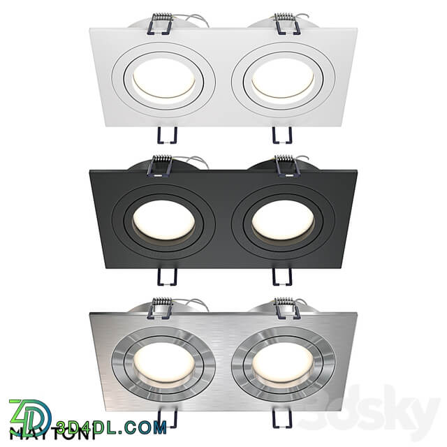 Recessed lamp Atom DL024 2 02B; DL024 2 02W; DL024 2 02S