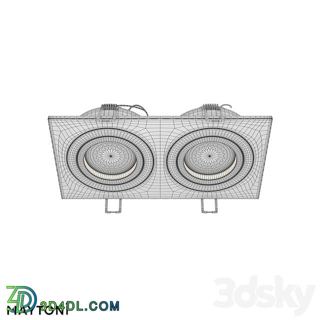 Recessed lamp Atom DL024 2 02B; DL024 2 02W; DL024 2 02S