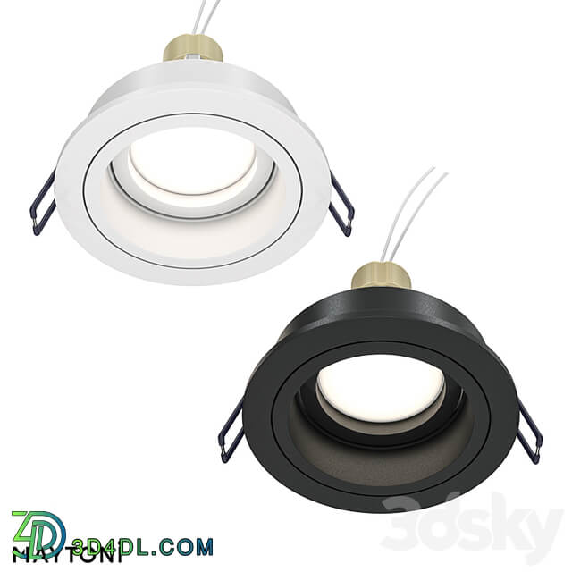 Recessed lamp Atom DL025 2 01B; DL025 2 01W