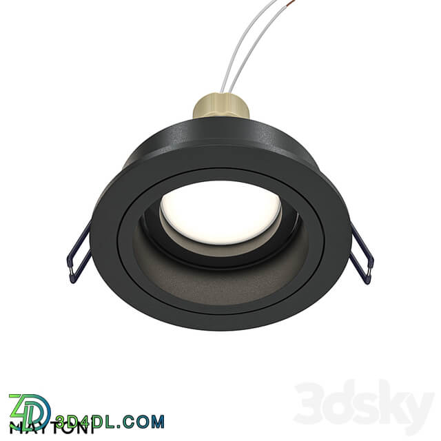 Recessed lamp Atom DL025 2 01B; DL025 2 01W