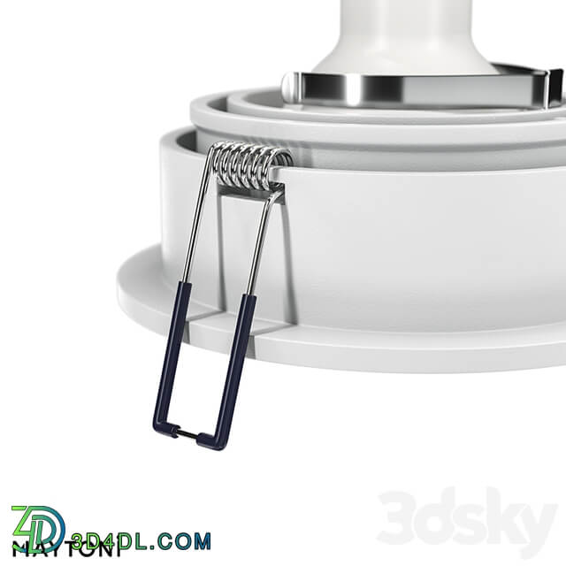 Recessed lamp Atom DL025 2 01B; DL025 2 01W