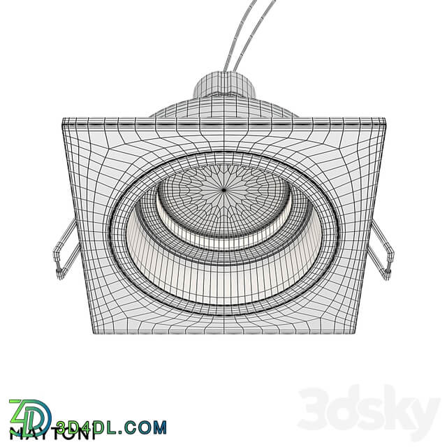 Recessed lamp Atom DL026 2 01B; DL026 2 01W