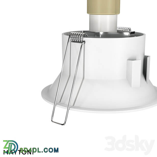 Recessed luminaire Dot DL028 2 01B; DL028 2 01W