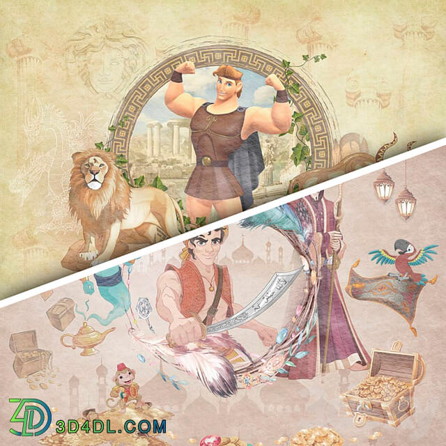 Wallpaper. Collection Fairytales