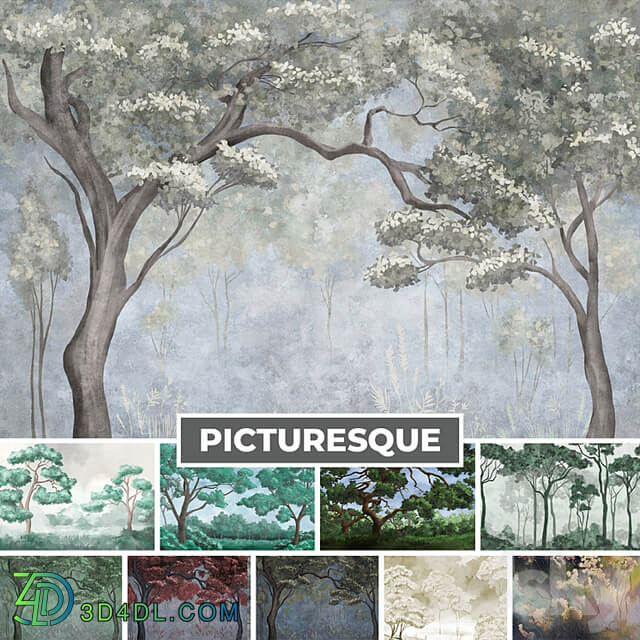 Wallpaper. Collection Picturesque