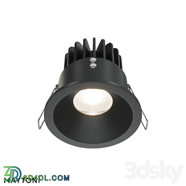 Recessed luminaire Zoom DL034 L12W4K B; DL034 L12W4K W