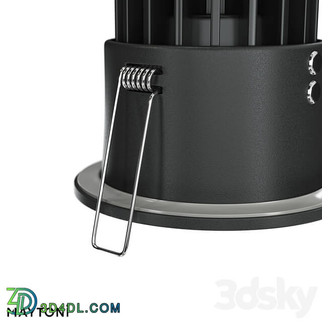 Recessed luminaire Zoom DL034 L12W4K B; DL034 L12W4K W