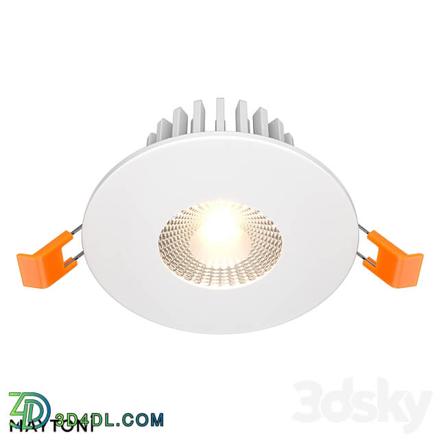 Recessed luminaire Zen DL038 2 L7B; DL038 2 L7W