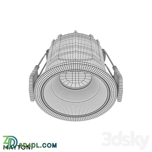 Recessed luminaire Alfa LED DL043 01 10W3K RD WB; DL043 01 10W3K RD W