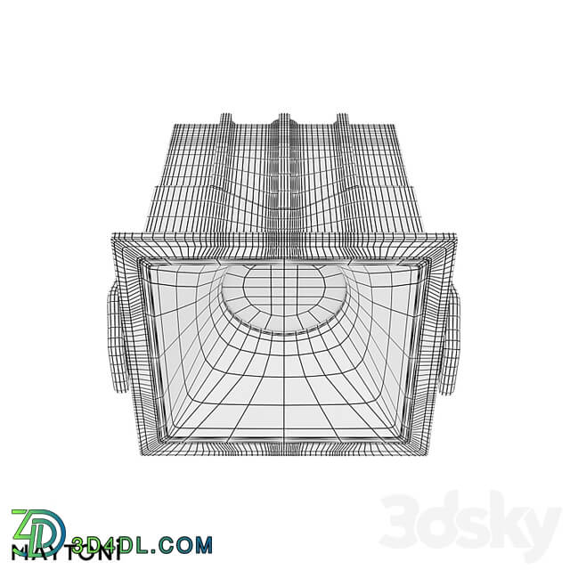 Built in lamp Alfa LED DL043 01 10W3K SQ W; DL043 01 10W3K SQ WB