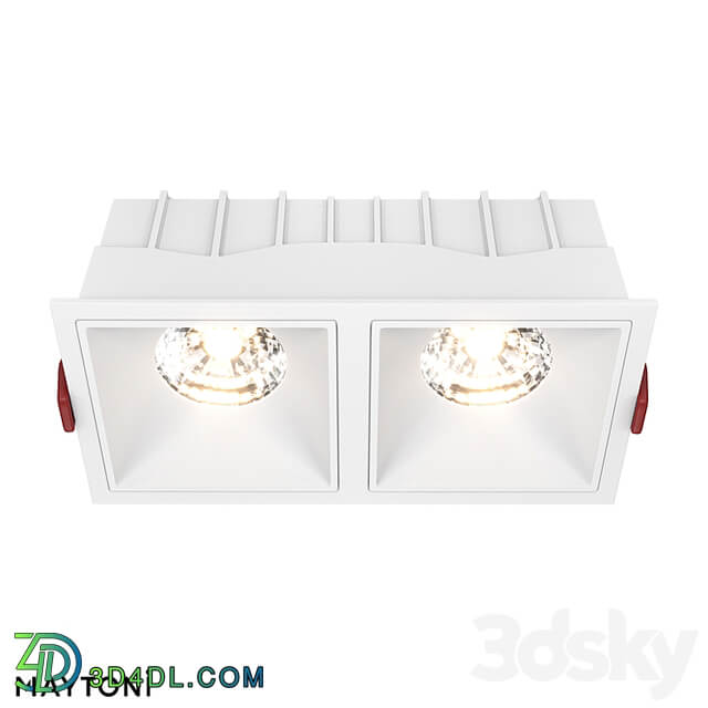 Recessed luminaire Alfa LED DL043 02 15W3K SQ W; DL043 02 15W3K SQ WB