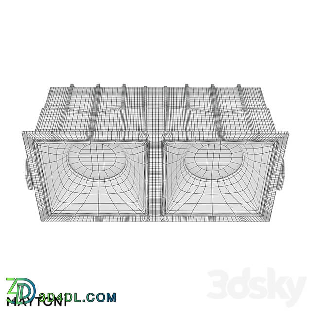 Recessed luminaire Alfa LED DL043 02 15W3K SQ W; DL043 02 15W3K SQ WB