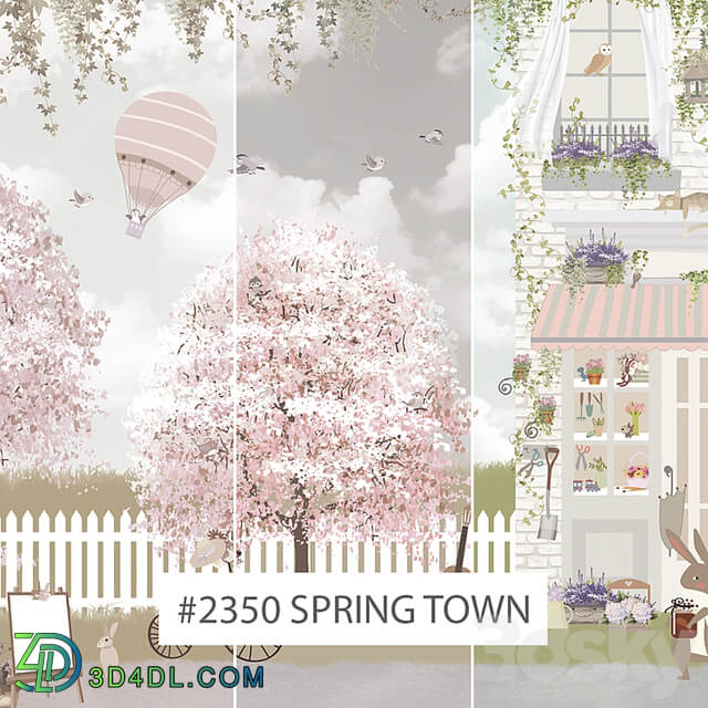 Creativille | wallpapers | 2350 Spring Town